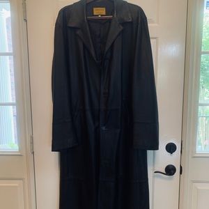 Men’s Italian lamb skin full leather coat